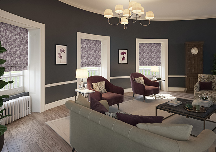 Lapidary, Sugilite - Motorised Roman Blind - Image 6